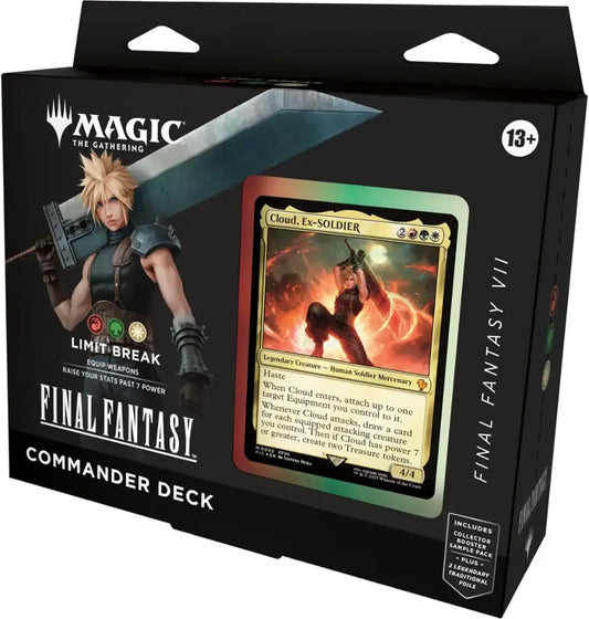 Wizards of The Coast - Magic: The Gathering Final Fantasy VII Commander Deck - Limit Break