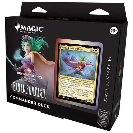 Wizards of The Coast - Magic: The Gathering Final Fantasy VI Commander Deck - Revival Trance