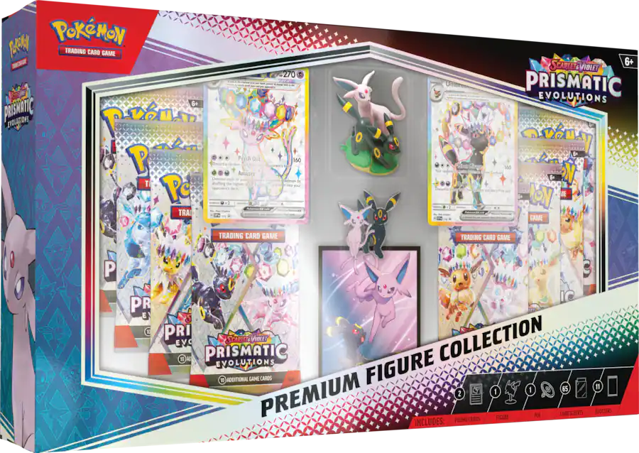 Pokemon TCG Scarlet & Violet: Prismatic Evolutions Premium Figure Collection